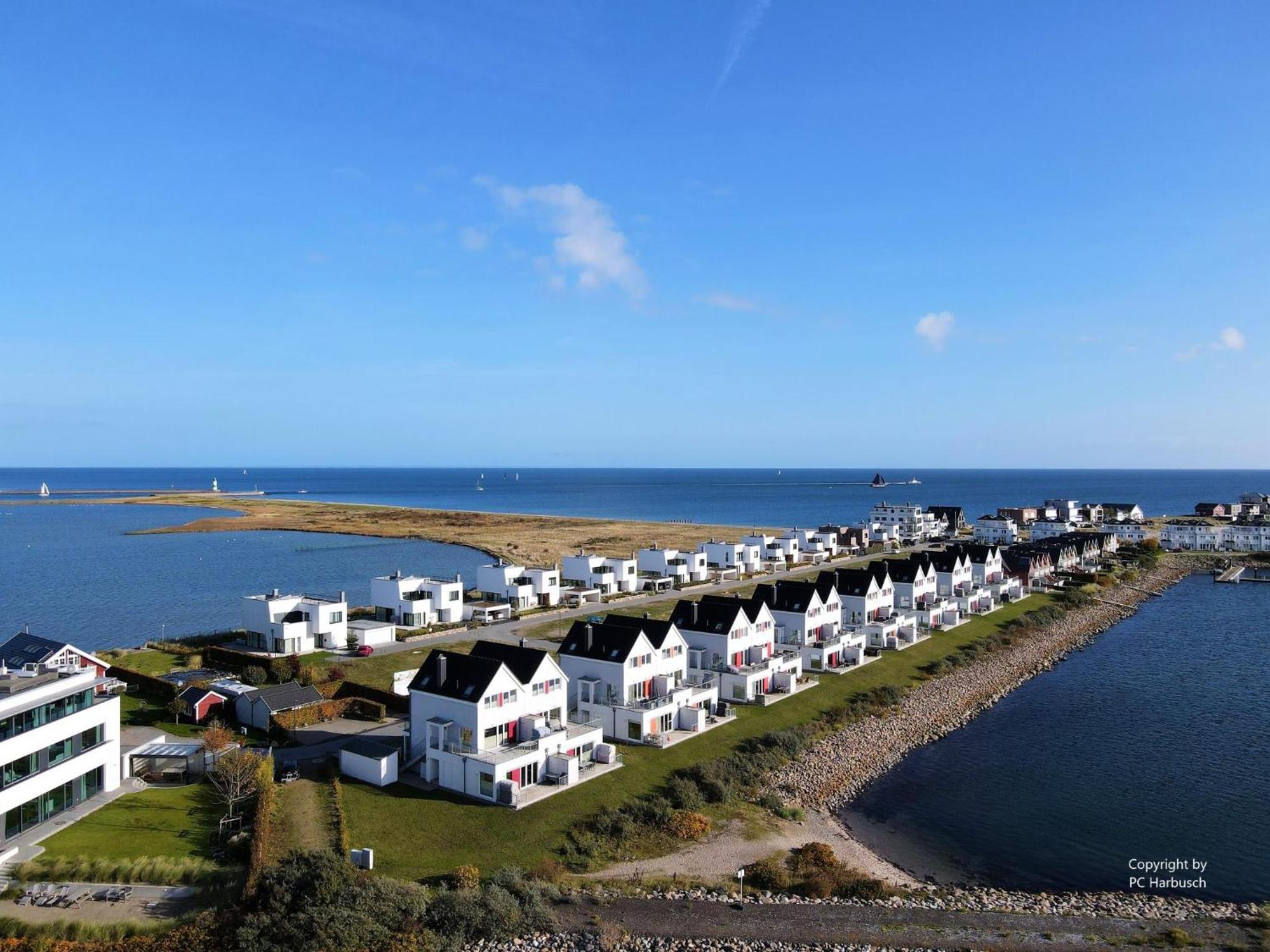 Maisonette Fewo Ostseeflair By Seeblick Ferien Oro, Erste Wasserreihe, E-Saeule Olpenitz Esterno foto