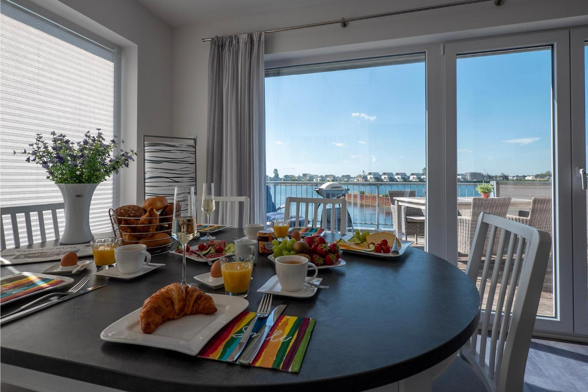 Maisonette Fewo Ostseeflair By Seeblick Ferien Oro, Erste Wasserreihe, E-Saeule Olpenitz Esterno foto