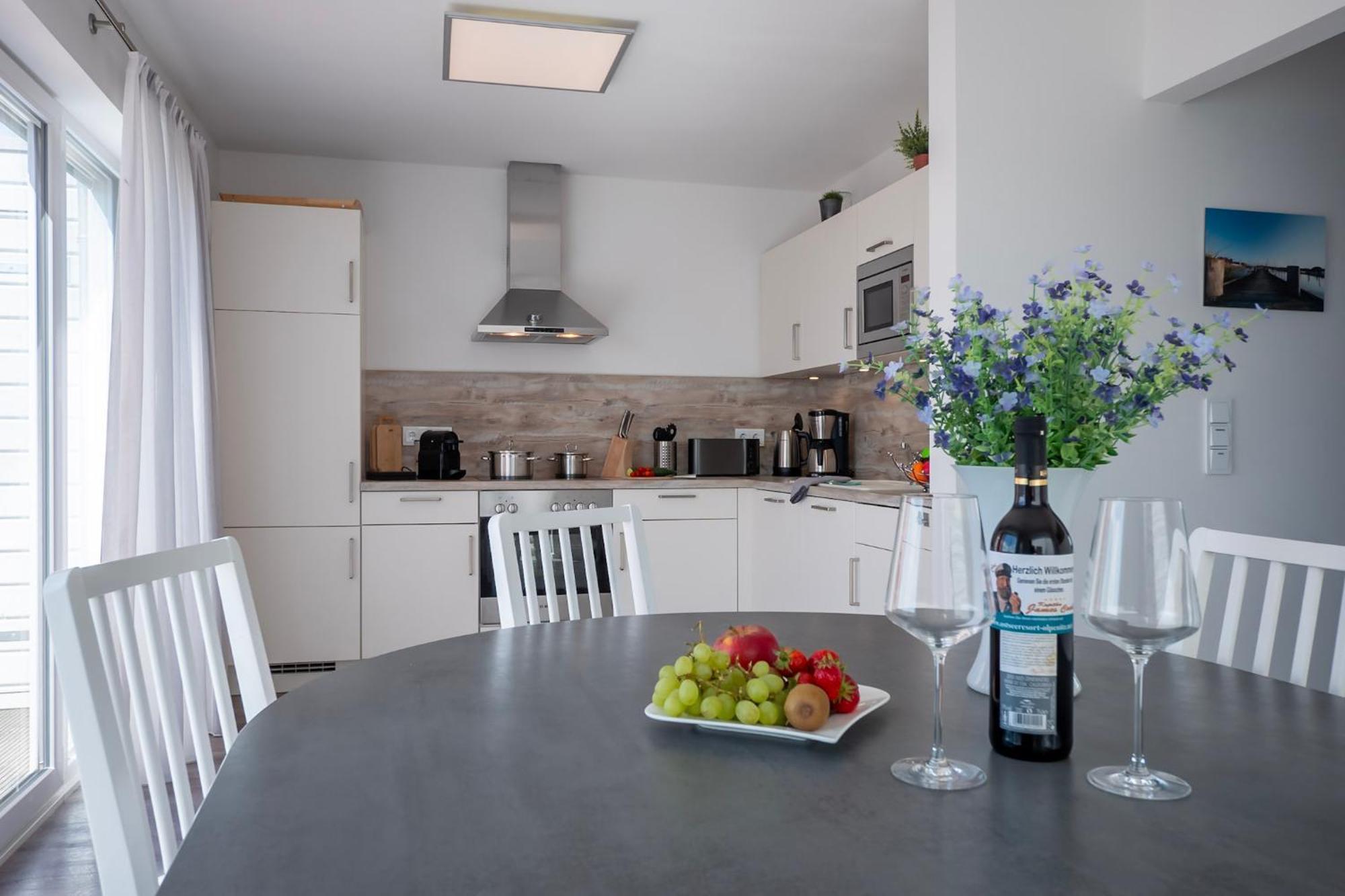 Maisonette Fewo Ostseeflair By Seeblick Ferien Oro, Erste Wasserreihe, E-Saeule Olpenitz Esterno foto