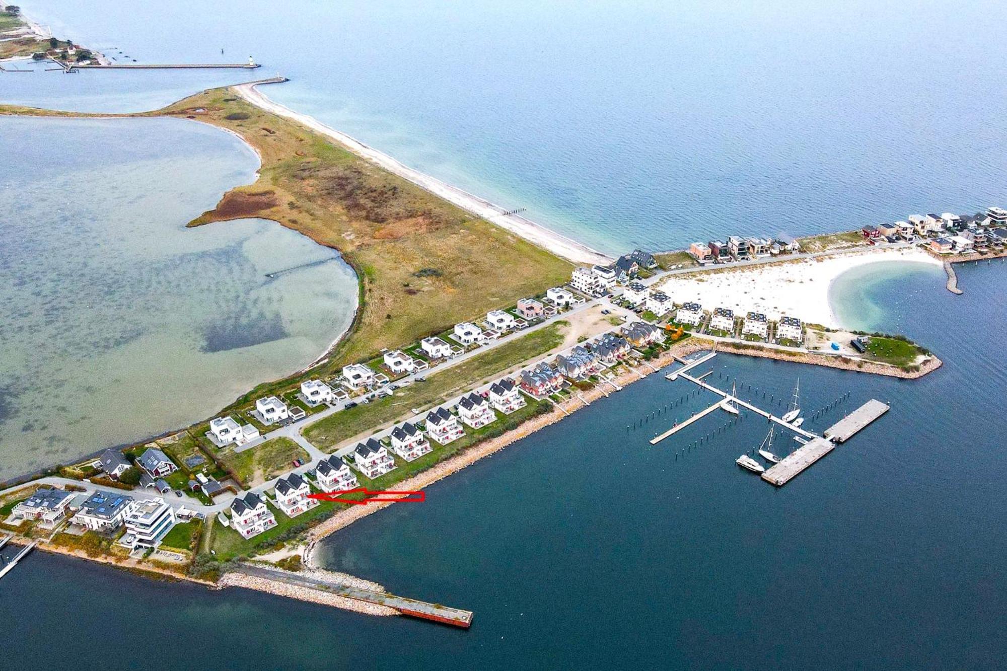Maisonette Fewo Ostseeflair By Seeblick Ferien Oro, Erste Wasserreihe, E-Saeule Olpenitz Esterno foto